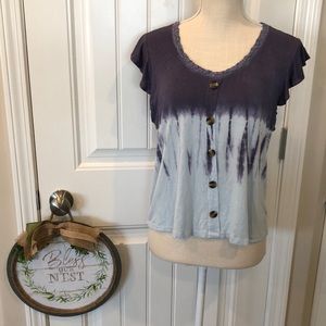 Wallflower tie dye top